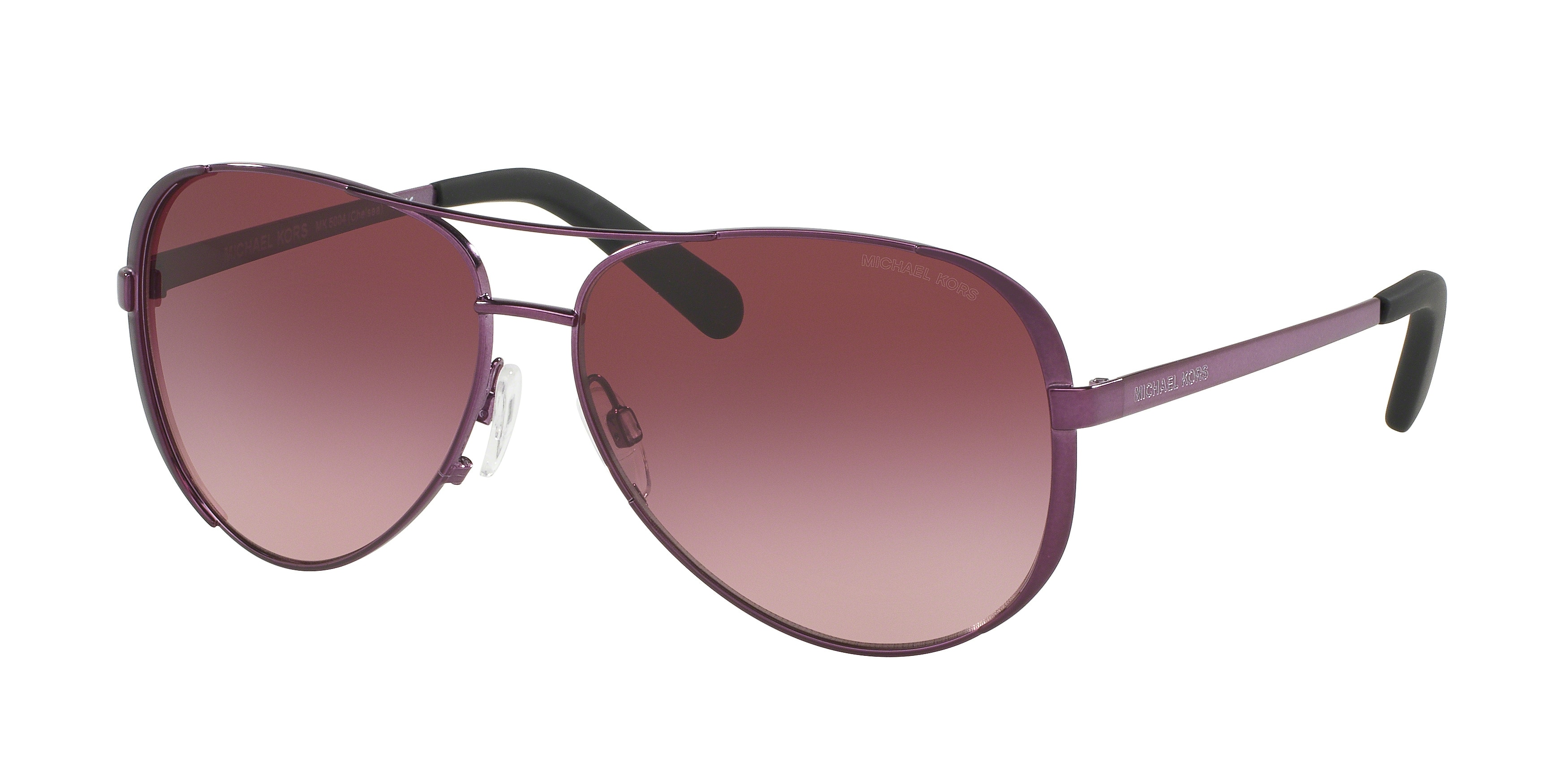 Michael Kors Damen MK5004 Chelsea 11588H Sonnenbrillen Metall Violett Bordeaux Quadratisch Normal Schattiert-image